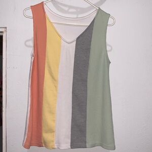 1️⃣ Knit tank size S pastel shades